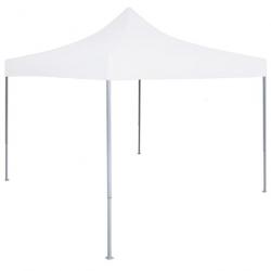 Tente réception pliable professionnelle 2x2 m Acier Blanc 48886