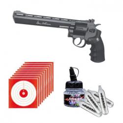 Pack Dan Wesson 8 Pouces - 4.5mm BBS + CO2 + Plombs + Cibles
