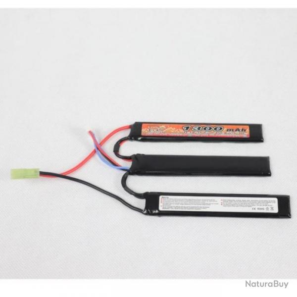 Batterie Colombi Sports LI-PO 11.1V / 1300 MAH / 3 Sticks - 7.4V / 1300 MAH / 1 Stick