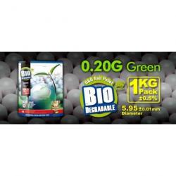 Billes Bio G&G Armament Aluminium Foil Vertes X5000 - 0.20G