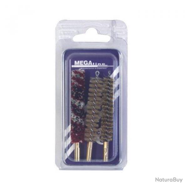 Blister Megaline 3 Brosses - 6,35 / Armes de Poing