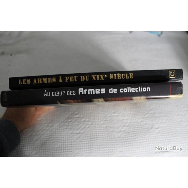 Lot 2 livres armes  feu de collection