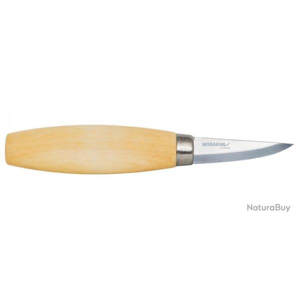 MORAKNIV - MO14031 - CARVING DROIT 120 ACIER CARBONE