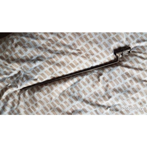 baonnette cruciforme  douille et fente  4 pans