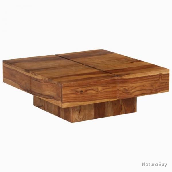 Table basse Bois massif de Sesham 80 x 80 x 30 cm 246250