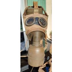 Masque à gaz WW2 français état exceptionnel.