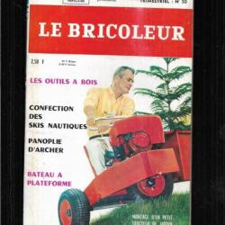 le bricoleur 50 par mécanique populaire 1966 , tracteur de jardin, cabanes en rondins , skis nautiqu