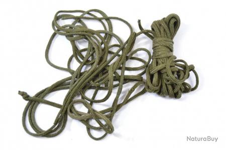 Lot cordons vert militaire pour sac, tente, équipement ficelle corde  cordon - Bretelle (8545450)