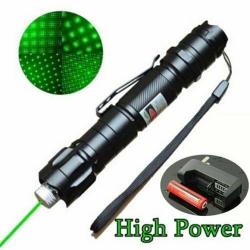 Pointeur Laser Rouge 5MW 532nm+18650 9900mAh batterie+Chargeur