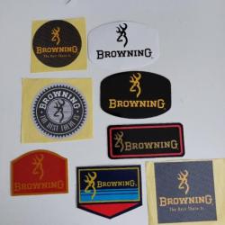 Vends lot de 8 autocollants browning