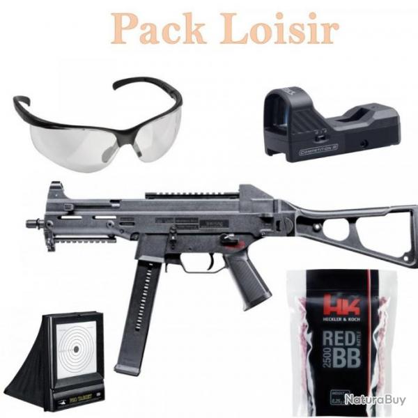 Pack pistolet HECKLER&KOCH UMP SPORTSLINE 1,0J + accessoires