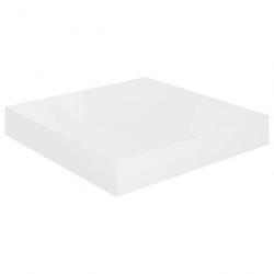 Étagère murale flottante Blanc brillant 23x23,5x3,8 cm MDF 323739