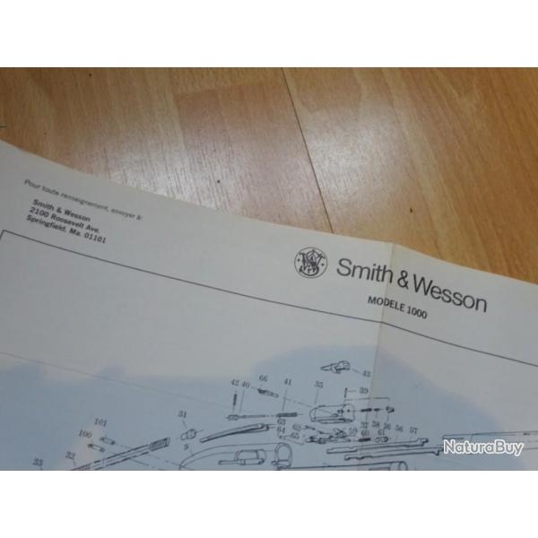 notice fusil SMITH et WESSON 1000 - VENDU PAR JEPERCUTE (a4021)