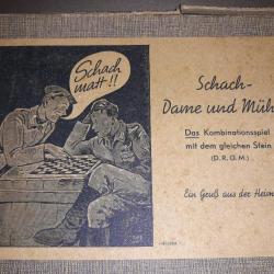 RARE accessoire boite de jeux du soldats allemand WW