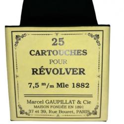 7,5 mm 1882 ou 7,5mm Suisse: Reproduction boite cartouches (vide) GAUPILLAT 8550516