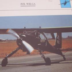 FICHE  AVIATION  TYPE  APPAREIL  DE TRANSPORT LIAISON /  PZL  WILGA  POLOGNE