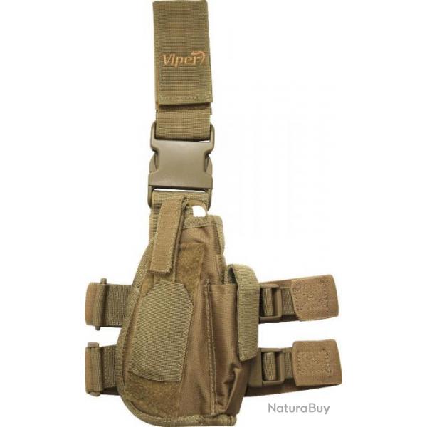  Holster de cuisse rglable Viper COYOTE