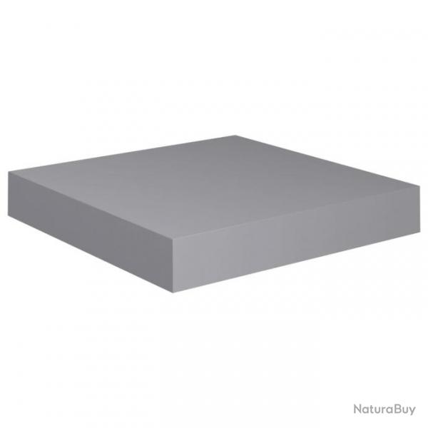 tagre murale flottante Gris 23x23,5x3,8 cm MDF 323844