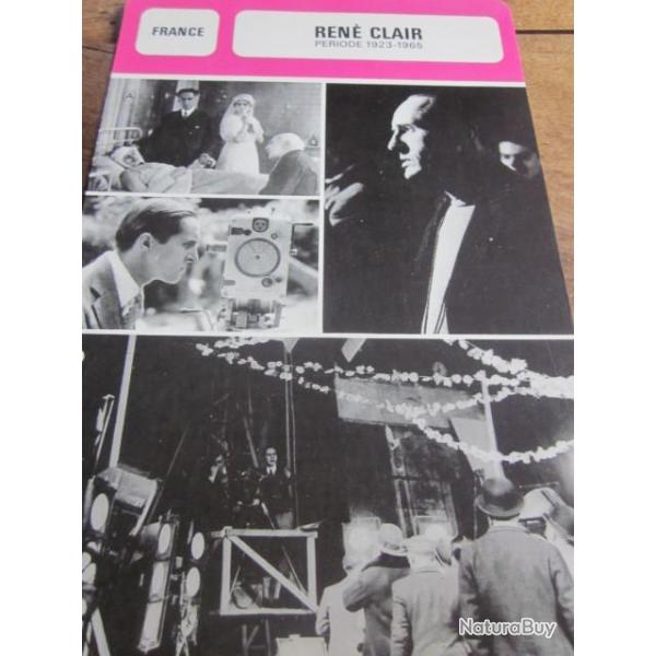 fiche cinema RENE CLAIR