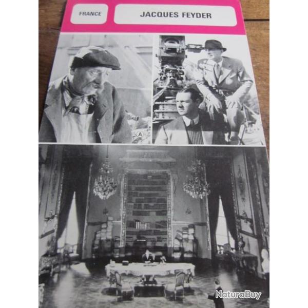 fiche cinema  JACQUES FEYDER