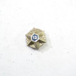 Petit insigne / broche étoile de casquette police Israélienne Israel