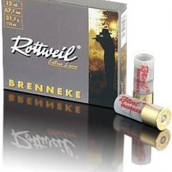 Munitions ROTTWEIL brenneke cal.12/67.5 31.5g par 30