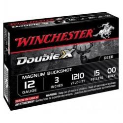 Chevrotines Winchester Double X Buckshot Cal.12/70 9 grains PAR 15