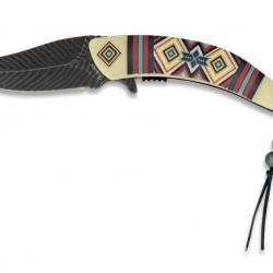 18399-A - Couteau pliant FOS Indian. Lame 8.8 cm