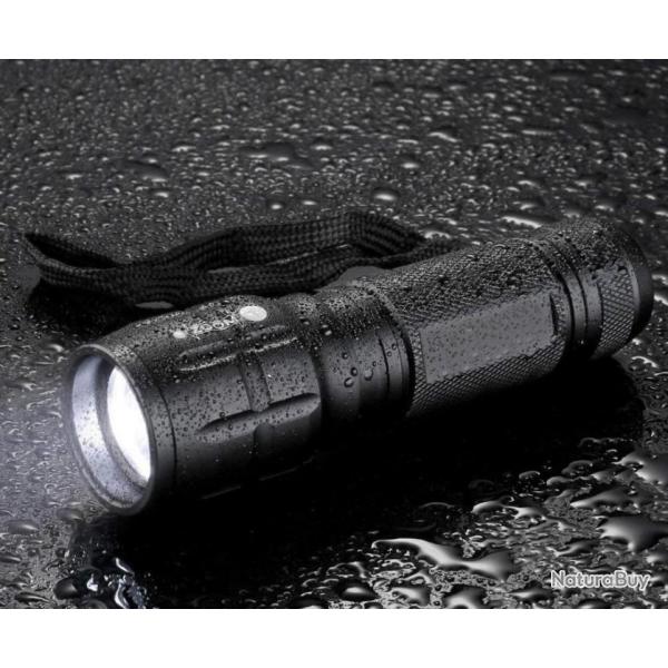 TOP ENCHERE - Lampe torche LED 140lm - Etanche + 3 piles offertes - Livraison gratuite et rapide