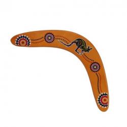 Boomerang  Couleur: marron Matière: bois Marron: 28.5cm (11.22in)14cm(5.51in)0.5cm(0.2in)