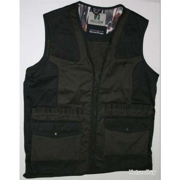 GILET PERCUSSION CHASSE TRADITION BRODE 1215