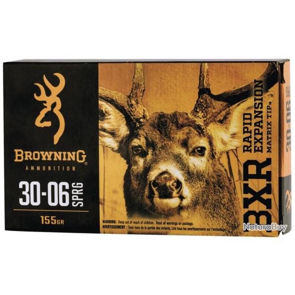 Cartouche Browning BXR cal.30-06 155GR 10,04G boite de 20