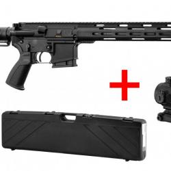 Pack carabine LDT15 L4S 14.5'' Cal. 223 Rem + point rouge Primary Arms SLX MD25 + mallette