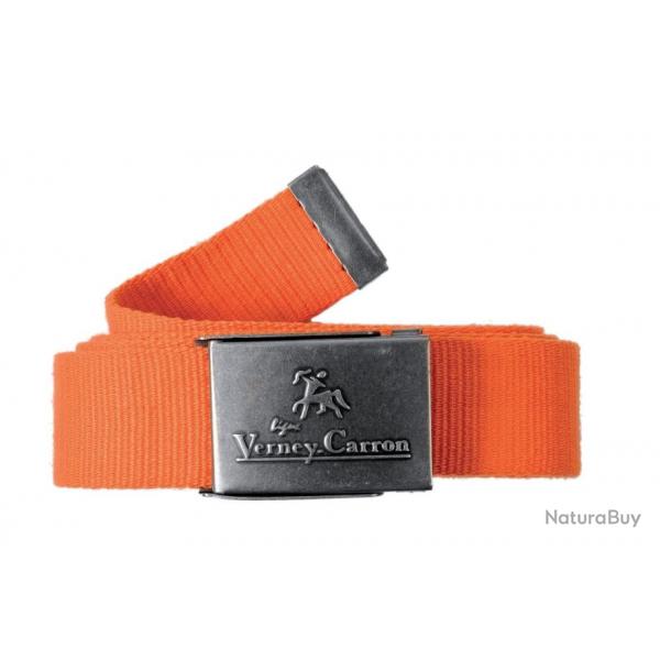 Ceinture en toile orange 120 cm Halifax Verney Carron