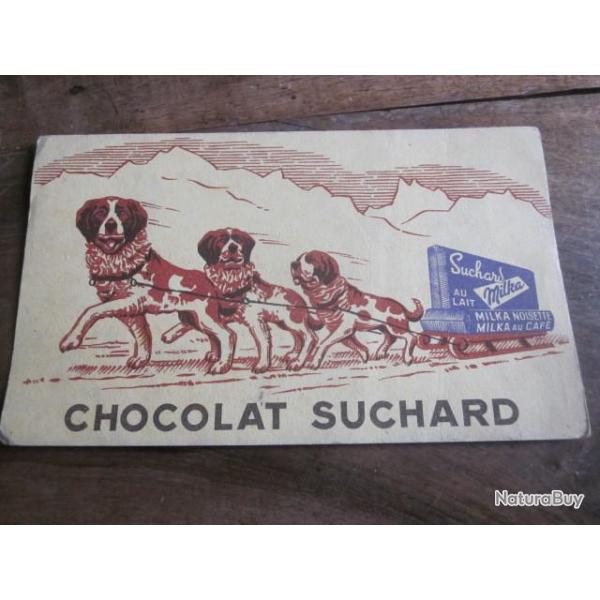 BUVARD PUBLICITAIRE  CHOCOLAT SUCHARD