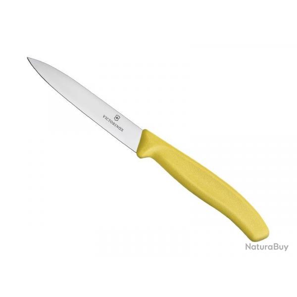 FRED7 COUTEAU OFFICE VICTORINOX SWISSCLASSIC 10CM JAUNE NEUF