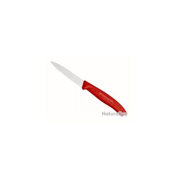 FRED9 COUTEAU OFFICE VICTORINOX SWISSCLASSIC 8CM ROUGE DENTS NEUF