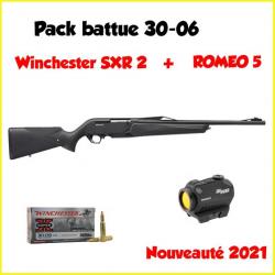 Pack battue CARABINE SEMI-AUTOMATIQUE WINCHESTER SXR 2 30-06 