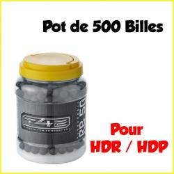 500 Billes caoutchouc calibre 50 pour T4E HDR et HDP 50 