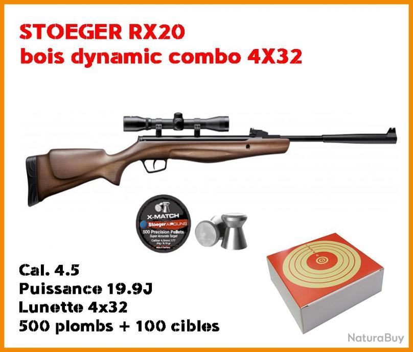 Occasion Carabine STOEGER RX40 Bois COMBO Cal. 4.5mm 19,9J avec