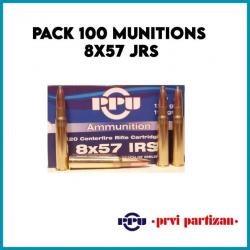 100 CARTOUCHES PARTIZAN / CAL. 8X57 JRS - SOFT POI ...