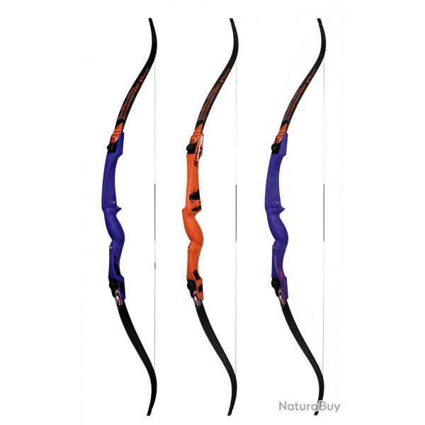 Arc Rolan Junior 54" pour enfant de 8  12 ans Gaucher (LH) 17 lbs Violet Spider
