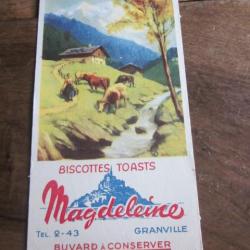 BUVARD PUBLICITAIRE  BISCOTTES TOASTS  IV