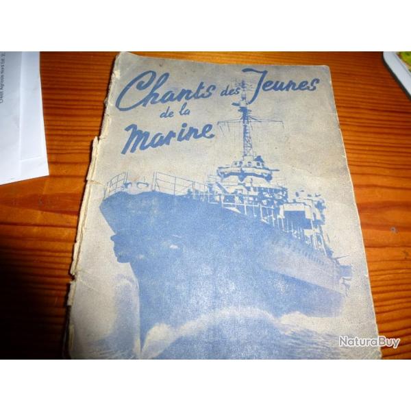 PETIT LIVRET CHANTS DES JEUNES DE LA MARINE