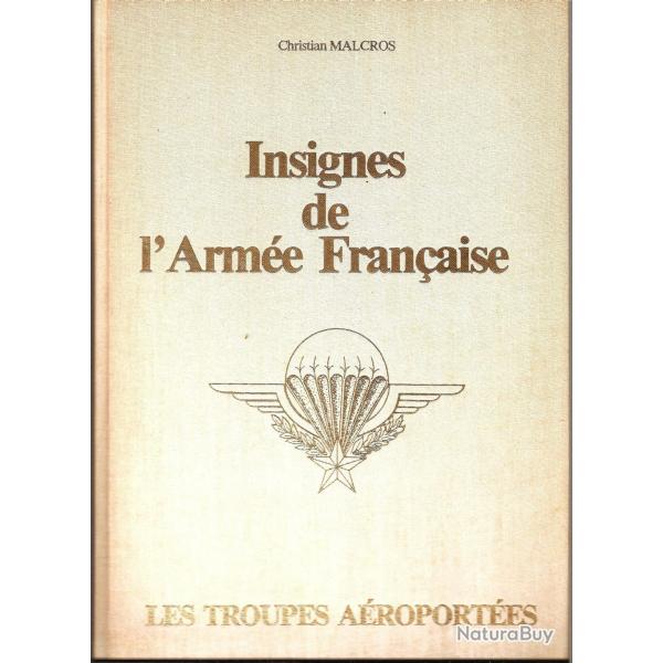 Livre Les insignes de l'arme franaise : Les troupes Aeroportes par C. Malcros et4