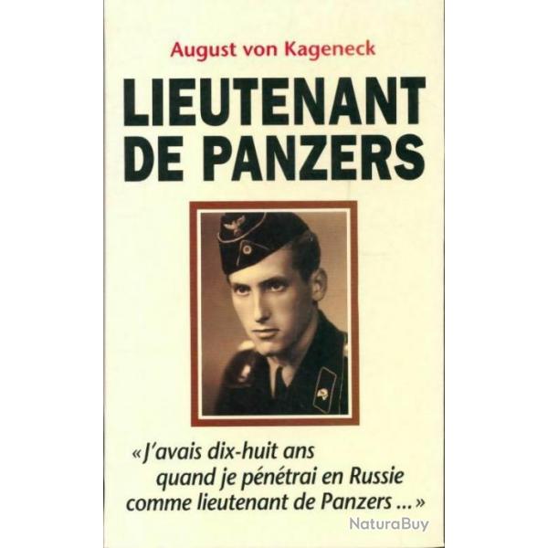 Livre Lieutenant de Panzers de A. Von Kageneck et13