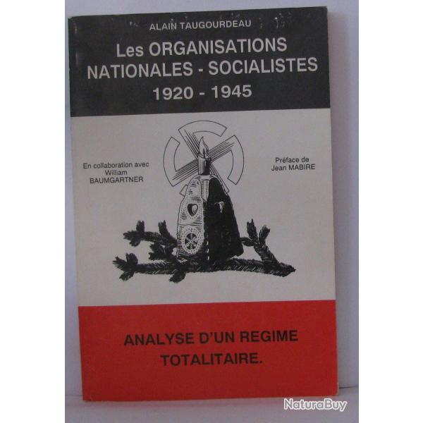 Livre Les organisations nationales-socialistes 1920-1945 de A. Taugourdeau et14