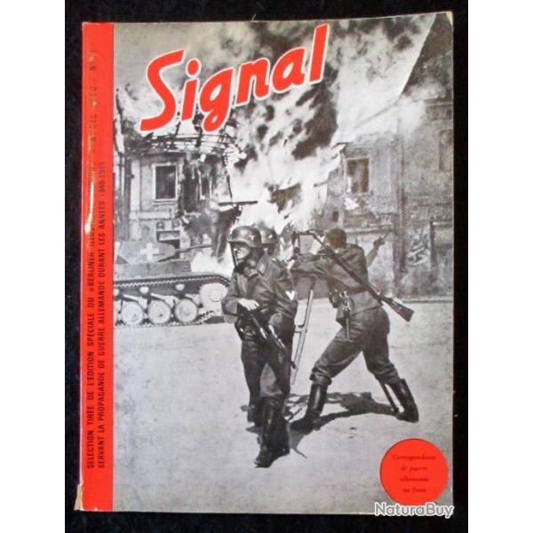 Album Signal tir de l'dition spciale "Berliner illustrirte zeitung" Avril 1940 No1 et8