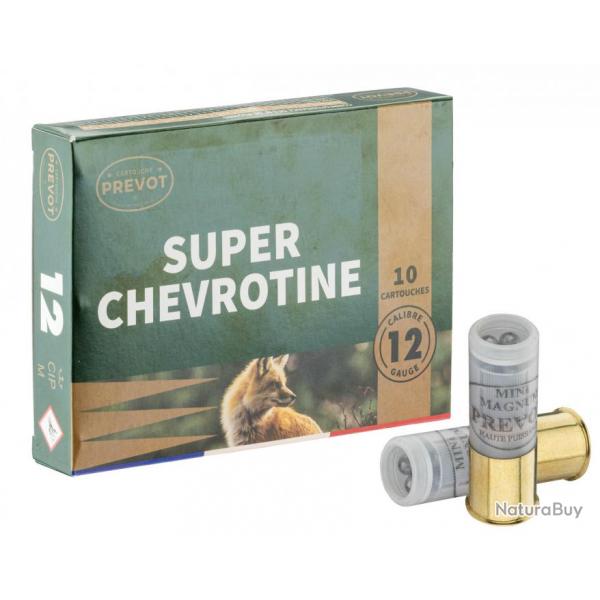 Cartouche Prvot Super Chevrotine Calibre 12/70