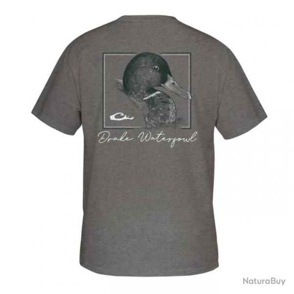 Tee shirt Mallard Headshot Drake Waterfowl